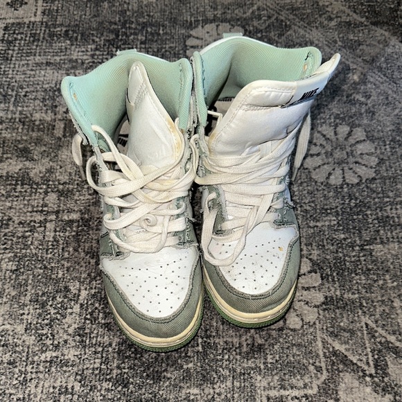 Nike Dunk High 1985 "Enamel Green Denim" sneakers - Picture 1 of 7
